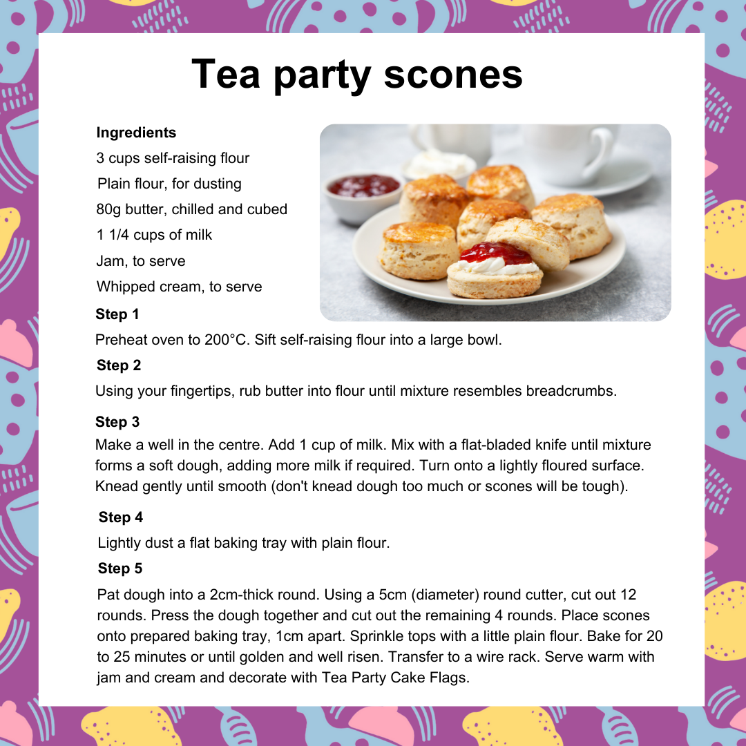 Tea party scones